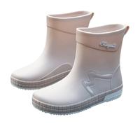 Générique Bottes en Caoutchouc pour Femme - Botte Mi-Hautes - Botte De Pluie Imperméables - Résistantes - Chaussures De Jardin Confortables - Boots Travail Robustes - Boots pour Forte Pluie