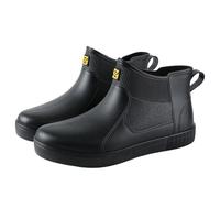 Générique Bottes en Caoutchouc pour Homme - Légères Et Antidérapantes - Chaussures De Pluie - Pieds Larges - Élastiques - Antidérapantes - Chaussures De Pluie - Bottes D'Équitation - Bottines