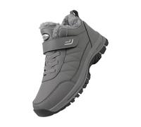 Générique Bottes Femme Hiver Doublure Chaude Imperméables Bottines Confortable Antidérapant Chaude Chaussures Repousse La Neige Fondue Latérale Zip Bottes D'hiver Pour grand froid Grey 39