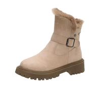 Générique Bottes Femme Hiver Fourrée Bottines Neige Botte Chaude Chaussure Hiver Botte Cheville Légère Confort Noires Beige 35-43 EU