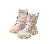 Générique Bottes Fille Bottines Chelsea EnfantConfortables, Flexibles et RespirantsPremiers Pas Thermiques Chaussuresidéales pour Un Usage quotidienEnfants Talon Épais Botte Courtes