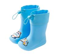 Générique Bottes garçon imperméables Montantes Confortables pour école et Plein air Saisons Printemps été Automne (Blue, 18.5)