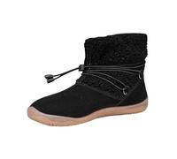 Générique Bottes Hiver Femme,Bottes Montantes DéContractéEs pour L'Automne Et L'HiverBottines à Semelle en Caoutchouc Durable pour Un Confort Optimal MêMe dans La Neige(Black 38)
