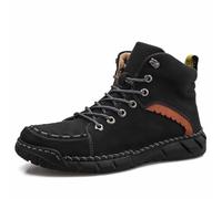 Générique Bottes Homme Chaussures Montantes À Isolation Thermique Chaussure De Sécurité Combat Securite Travail Botte Chantier Latérale Montante Imperméable Bottines en Cuir Antidérapantes