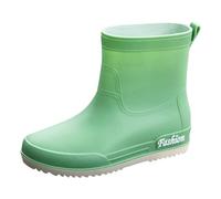 Générique Bottes imperméables pour Femme,Bottes en Caoutchouc de Pluie Chic Femmes Confortables et antidérapantes avec Semelle intérieure Confortable Légère Protectrice Travail