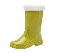 Générique Bottes imperméables pour Femme Chaussures Aquatiques de Pluie Tendance l'extérieur Bottines Légères et Transparentes La Boue Toutes Les Saisons