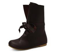 Générique Bottes Médiévales Renaissance Homme - Style Rétro Punk Chevalier - Souples et Confortables - Semelle Plate