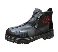 Générique Bottes Moto Homme Chaussures De Sécurité Montante Chaussure Hiver Femme Chaude Boots Et Bottines Hommes Cuir Cowboy Coque Securite Pluie Travail Botte Rangers Bottine Montantes