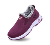 Générique Bottes Neige Hiver isolées doublées Chaudes Confortables antidérapantes Chaussures extérieur Temps Froid (Purple, 37)