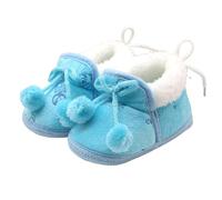 Générique Bottes Neige Shoes Toddler Shoes Spring Autumn Winter Non Soft Sole Shoes Plus Velvet Thickened Toddler Shoes Children's Cotton Shoes Bottes De Neige Pour (Light Blue, 15 Infant)