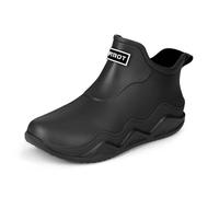 Générique Bottes Pluie Femme,Bottes de Semi-compensées Botte Jardin Pratiques pour Femme Imperméables et antidérapantes Légères Transparentes L'extérieur Chaussures