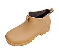 Générique Bottes Pluie Femme,Bottes de Semi-compensées Chaussures Aquatiques pour Femme Courtes imperméables extérieur avec Semelle intérieure Confortable Jardinage Polyvalentes