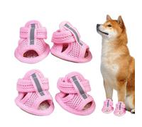 Générique Bottes pour Chien et Protecteurs de Pattes,Chaussures de Promenade Extérieure pour Chien - 4 Protecteurs Anti Dérapage Réfléchissants pour Plage Ville Nuit Randonnée Voyage