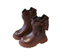 Générique Bottes pour Filles, Bottes Douces Et Chaudes, Bottines Chaudes en Polaire, Fermetures éClair LatéRales,pour L'Automne, Chaussures De Loisirs Simples pour Enfants d'hiver