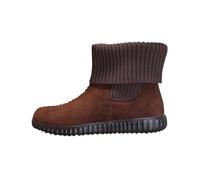 Générique Bottillons Femme Mi-Mollet plates Mode Bottes Femelles daim Couleur unie Tige large Femme Boots Travail Confortable Imperméables loisirs Women Boots Elégantes classiques Automne Hiver