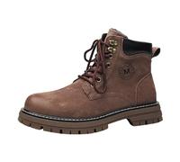 Générique Bottine Homme Bottines De Travail en Cuir Basquette Securite Militaire Bottes Fourrées Baskettes Randonnée Chaussure Chaussures Sécurité Hommes Botte Chaudes Survêtement Montante