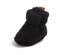 Générique Bottines Bébé Chausson Hiver Antiderapant Bottes Bebe Fourrés Chaussons Chaud Polaire Bebe Bottillons Petite Chaussure Naissance pour Bebe Fille Garçon 0-18 Mois (Black, 0-6 Months)