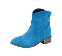 Générique Bottines Boots Femme Bottines Confort Femme Décontracté Et Élégant Plate Souple Imperméable Bottine Cuir Légère Extérieur Boots Slip On Dentelle Boot