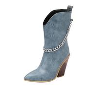 Générique Bottines Boots Femme Bottines Femme Pieds Larges Décontracté Et Élégant Anti-Dérapantes Imperméable Bottine A Lacet Légère Extérieur Boots Slip Dentelle