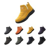 Générique Bottines Chaudes Femme Bottine Chaude Femme Bottes De Neige D'Hiver Pour Femmes, Bottines Antidérapantes Doublées De Fourrure Imperméables À Enfiler Chaussure Homme Pied Large