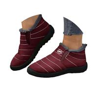 Générique Bottines de Neige Unisexe France Hiver, Chaudes avec Fourrure Douce, Antidérapantes Isolation Thermique, Confortables pour Extérieur Neige Quotidien, Design Pratique Robuste