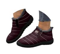 Générique Bottines de Neige Unisexe France Hiver, Chaudes avec Fourrure Douce, Antidérapantes Isolation Thermique, Confortables pour Extérieur Neige Quotidien, Design Pratique Robuste