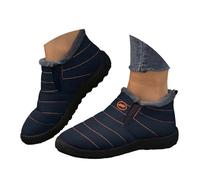 Générique Bottines de Neige Unisexe France Hiver, Chaudes avec Fourrure Douce, Antidérapantes Isolation Thermique, Confortables pour Extérieur Neige Quotidien, Design Pratique Robuste