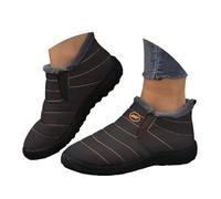 Générique Bottines de Neige Unisexe France Hiver, Chaudes avec Fourrure Douce, Antidérapantes Isolation Thermique, Confortables pour Extérieur Neige Quotidien, Design Pratique Robuste