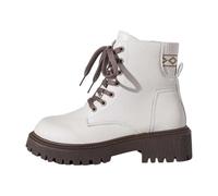 Générique Bottines Femme Hiver Talon Bloc Zip Lacets Plateforme Chaud Confort(Beige, 40)