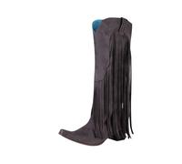 Générique Bottines Femme Talon Compensé Frange Talons Moyen Bottines femmes Bout Rond A Enfiler Bottes Souple Bottes Femme Mode loisirs Millésime Bottines pour femmes Chaudes classiques Automne Hiver