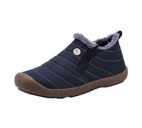 Générique Bottines Fourrées Femme Imperméable Fourrées Chaude Bottines Confortable Antidérapantes Large Chaussures Chaude Repousse La Neige Fondue Latérale Zip Bottes Pour Déplacements Au Travail