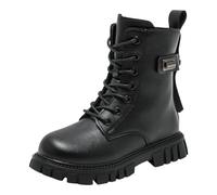 Générique Bottines Garçon Fille - Plates Antidérapant Ankle Boot Bottines Douces et Chaudes imperméables Hautes Printemps Automne Classiques Bottes de prémarche pour garçons et Filles