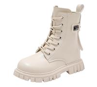 Générique Bottines Garçon Fille - Plates Antidérapant Ankle Boot Bottines Douces et Chaudes imperméables Hautes Printemps Automne Classiques Bottes de prémarche pour garçons et Filles