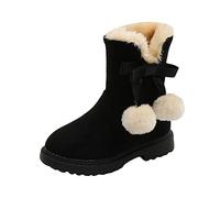 Générique Bottines Hiver Bébé Enfant Fille Neige Chaud Doublé Bottines éLéGantes Confortable Chaudes Durables Bottes Semelles épaisses Mode Antidérapant Plates Chaussures