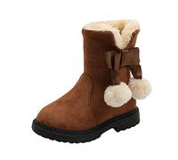 Générique Bottines Hiver Bébé Enfant Fille Neige Chaud Doublé Bottines éLéGantes Confortable Chaudes Durables Bottes Semelles épaisses Mode Antidérapant Plates Chaussures