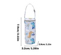 Générique Bottle Insulated Bag, Breastmilk Bottle Tote, 1.26x1.1x3.11 inches Multi-Layer Thermal Carrier with Adjustable Strap, Feeding Bottles Holder for Outdoor Travel, Nursing Mom and Daycare Use