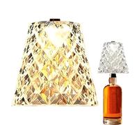 Générique Bottle Lamp - 3 Color Cordless Touch Dimming Lampshade, Rechargeable Wine Bottle Lights, for Bedroom Kitchen Dining Room Bar Restaurant Home Decor Accent Lighting Night Indoor