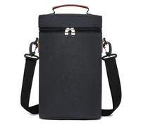 Générique Bottle Wine Tote Bag | Insulated Wine Carrier | Leakproof Wine Tote | Portable Wine Carrier | Wine Carrying Case with Handle Portable and Convenient Oxford Cloth for Christmas & BYOB
