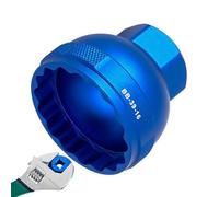 Générique Bottom Bracket Socket, Installation Wrench Tool, Bike Crank Removal Tool for Bearings, Durable Steel Construction, Cycling Repair Equipment, Mountain Road Pedal Cassette Maintenance