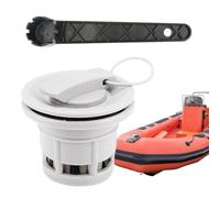Générique Bouchon d'air pour Bateau Gonflable - Pièces De Cache-Tube pour Planche De Surf,Couvercle Tube Air Étanche avec Clé pour Kayak - pour Rafting en Rivière Pêche en Lac Et Stand Up Paddle
