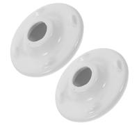 Générique Bouchon de Bonde d'Urinoir en Céramique 8 CM à Trou Unique Accessoire d'Urinoir Anti-Éclaboussures et Filtre Anti-Odeurs Couvercle de Crépine pour Urinoirs de Salle de Bain