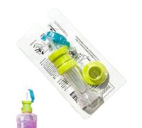 Générique Bouchon de Conversion pour Bouteille d'Eau,Fixation Antifuite et Antipoussière,Capsules de Conversion pour Gourde Enfant avec Paille | pour Boissons, Sport, Bureau, École,