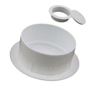Générique Bouchon de Trou décoratif en PP pour climatisation, différentes Tailles, pour Trou Mural Blanc Type160