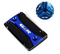 Générique Bouchon de vidange de Moto Bouchon de Remplissage d'huile Moteur Couvercle de réservoir de Liquide de Frein Avant Compatible avec GSR 750 400 600 GSR750 GSR400 GSR600(A Set-Blue)