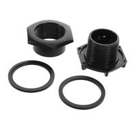 Générique Bouchon de Vidange Hexagonal pour Kayak, Noir, Plastique