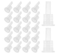 Générique Bouchon Intérieur pour Flacon D’huile Essentielle 18 Dents en Polypropylène Solide, Contrôle Précis du Dosage, Lot de 200 Pièces Compatible Flacons 5-100 Ml, Anti-fuite, Usage