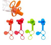 Générique Bouchons de Bouteille d'Eau,Adaptateur pour Bec Gobelet | 4 Pièces Becs Verseurs en Silicone pour Bouteille en Bas Âge