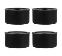 Générique Bouchons de Rechange Accessoires Indispensables Kit de 4 en Plastique Noir Design DIY Sûr pour Poteau à Griffer M8 pour Animaux pour Arbre à Chat