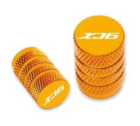 Générique Bouchons de Valve d'air de Pneu de Moto CNC, tiges de Poudre de Pneu de Roue de Moto, Accessoires de Couverture compatibles avec Yamaha XJ6 Diversion XJ6 Toutes années