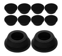 Générique Bouchons de Vidange Noirs Lot de 10 Bouchons en Caoutchouc Protection Robuste et Pratique pour Drainage D'unité Extérieure de Climatiseur pour Air Conditioner